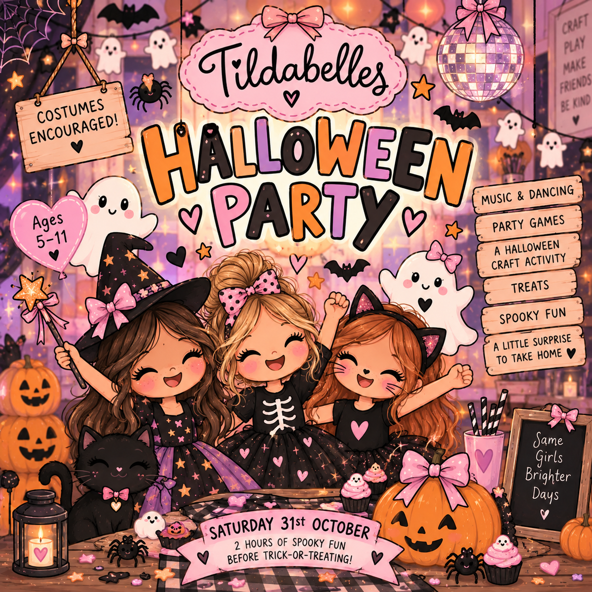 Halloween party 31st oct (1-3pm)