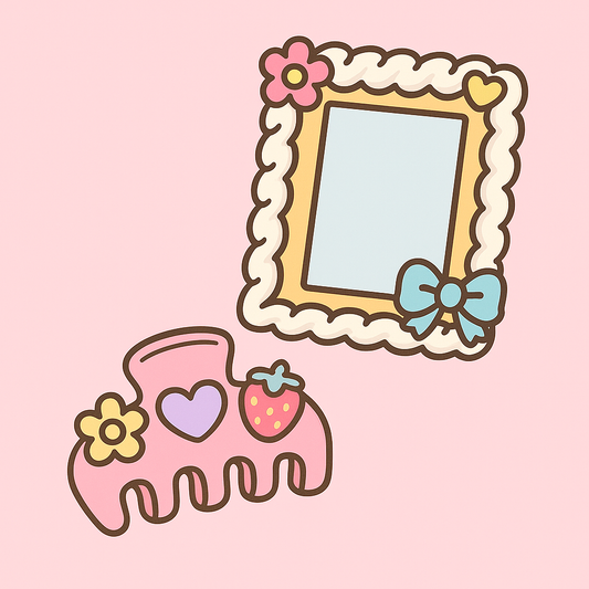 Tween (8-12yrs) girls frame decorating and claw clip
