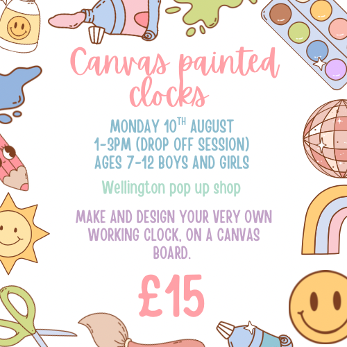 Canvas clock workshop