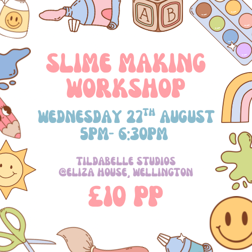 Slime making workshop 27th august