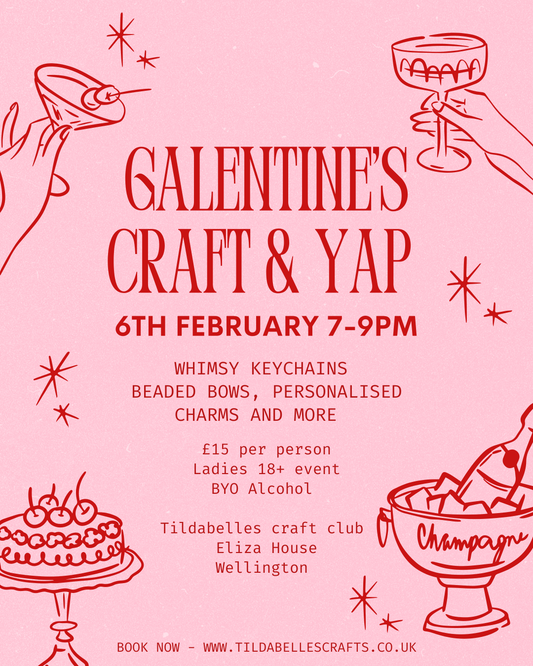 Adults valentine keychain workshop