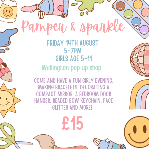 Pamper and sparkle evening